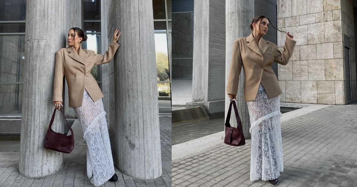 12+ Trendy Lace Skirt Outfit Ideas You&hellip;