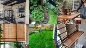 17+ Cat Balcony Ideas That Keep Kitties Safe & Happy