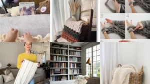 15+ Cozy Chunky Knit Blanket Ideas That Look Expensive