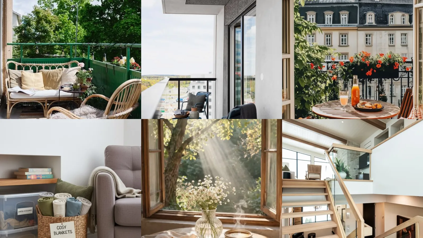 12+ Scandinavian Balcony Ideas That Transform Tiny Spaces