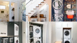 22+ Genius Stacked Washer and Dryer Laundry Room Ideas