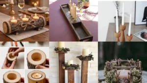 20+ Stunning Candle Holder Wooden Designs That Transform Rooms