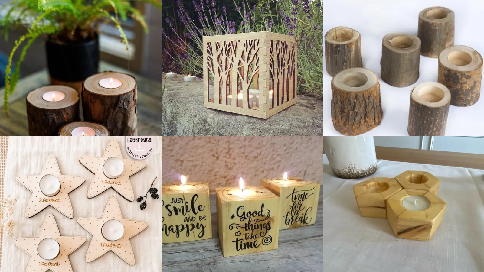 20+ Stunning Tealight Candle Holder Ideas Wood Crafts