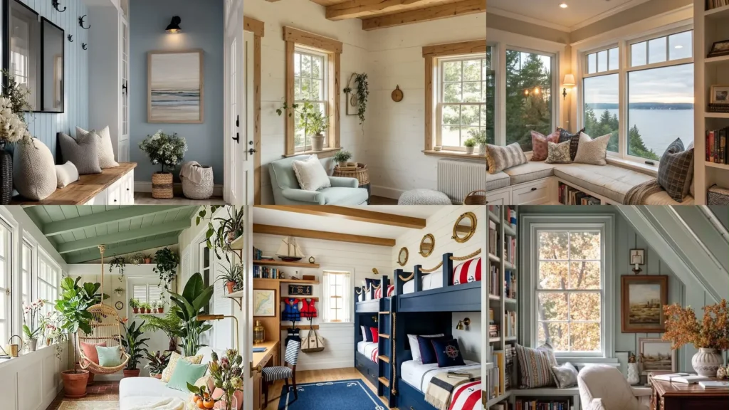 20 Cape Cod Interior Design Ideas With Pretty Blues and Coastal Details