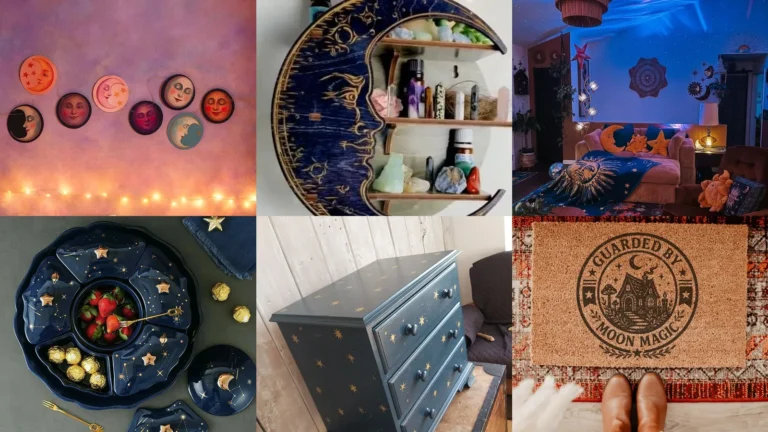 20 Celestial Decor Ideas With Moons, Stars and Pretty Little Details