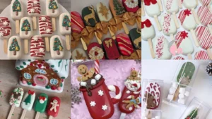 20 Christmas Cakesicles With Cute Trees, Snowmen and Festive Details