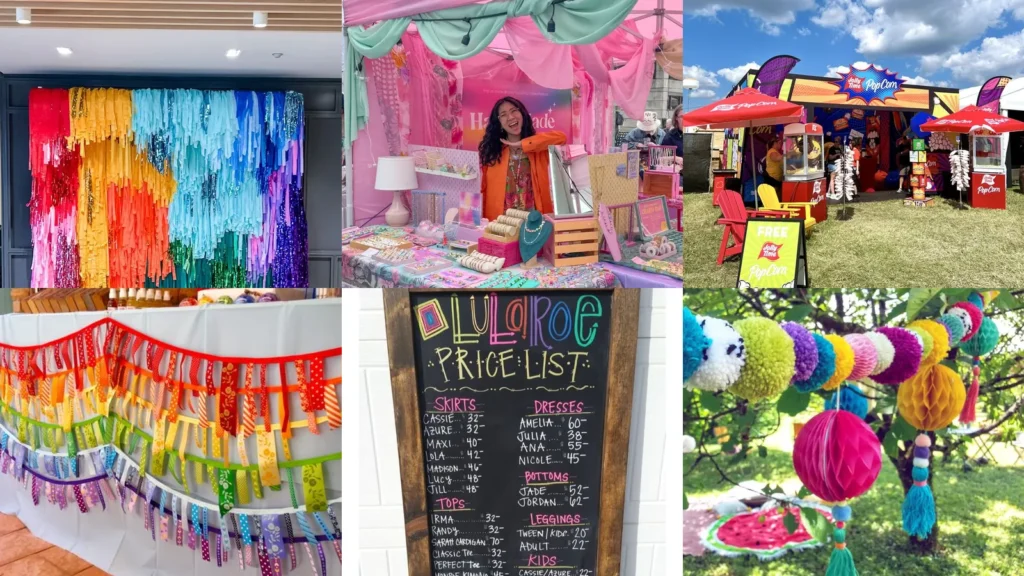 20+ Vibrant Colorful Vendor Booth Ideas That Sell Out Fast