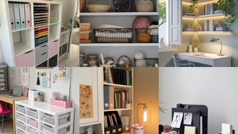 19 Desk Shelf Organization Ideas From Pastel Cubbies to Simple Desktop Storage