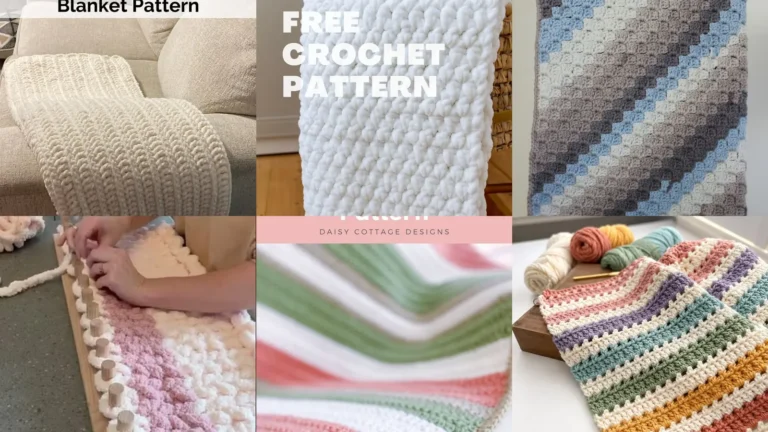 20 Easy Crochet Blanket Ideas for Beginners, From Simple Stripes to Colorful Squares