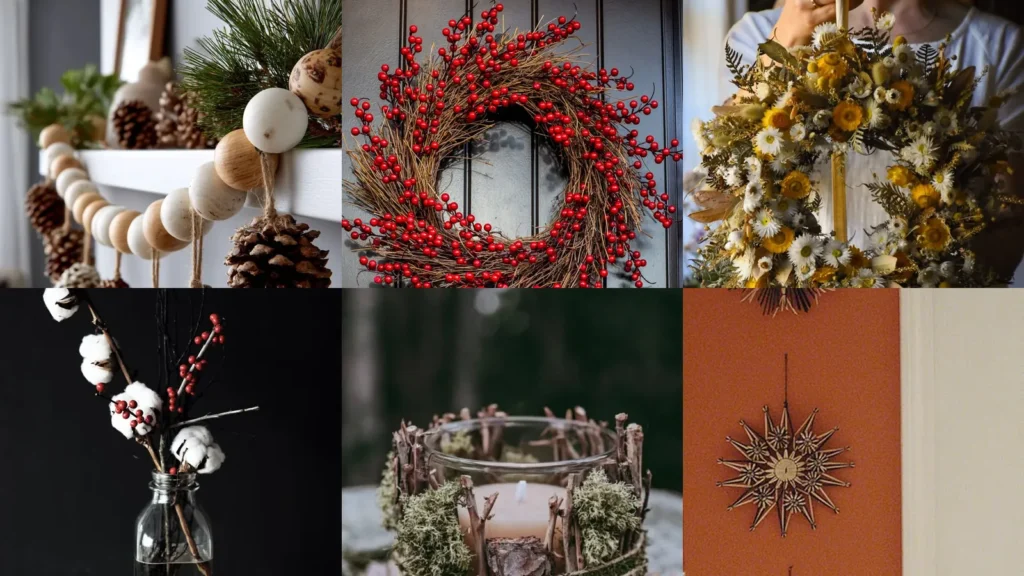 19+ Stunning Natural Christmas Decorations That Cost Nothing