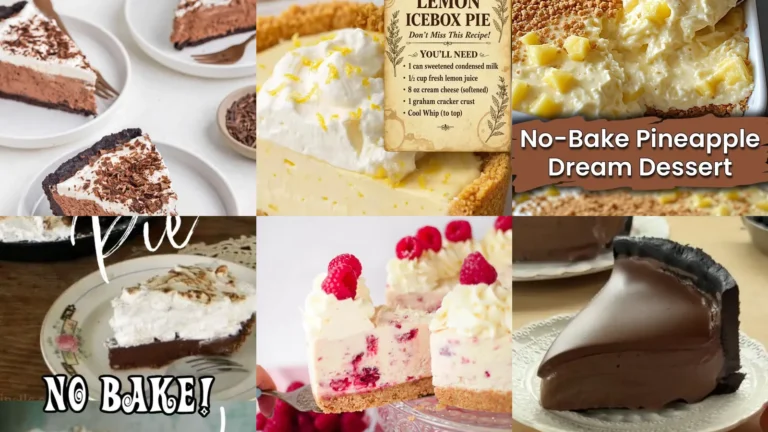 20 Pie and Dessert Ideas for Your No-Bake Inspiration List