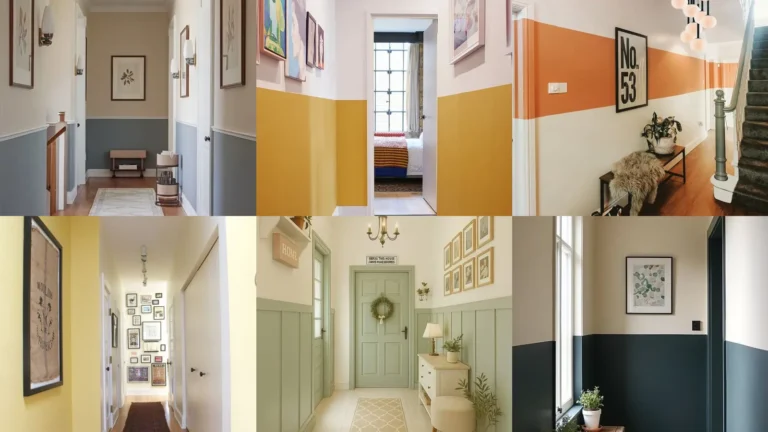 20 Painted Hallway Ideas With Pretty Colors and Playful Details