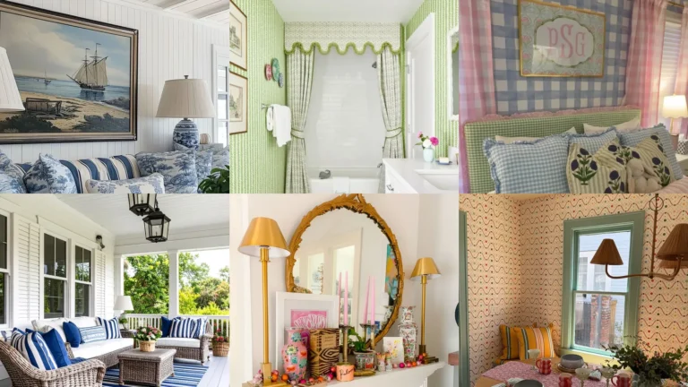 20 Preppy Decor Ideas With Pretty Patterns and Colorful Details