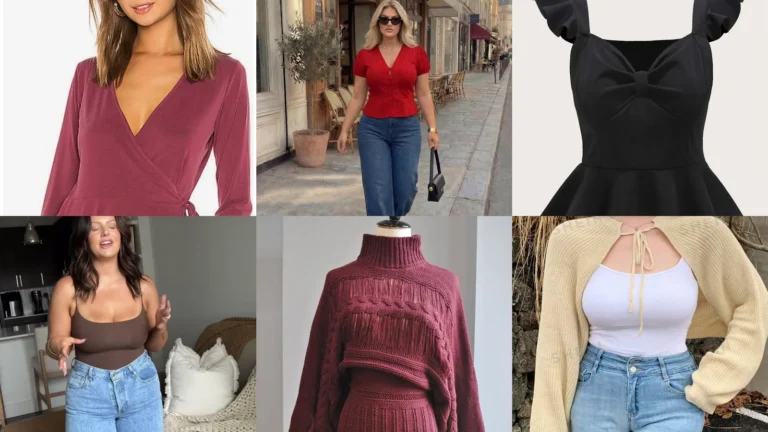20 Tops for Big Busts With Pretty Necklines and Easy Outfit Ideas
