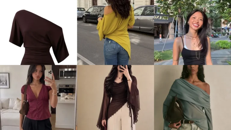 20 Tops for Broad Shoulders With Pretty Necklines and Outfit Ideas