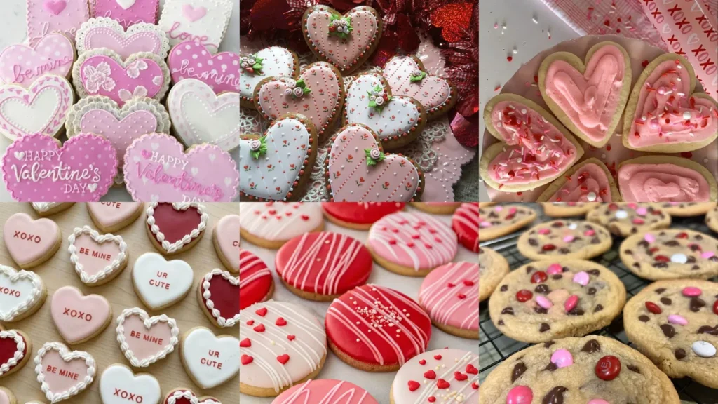 20 Valentine's Day Cookies With Hearts, Pink Icing and Cute Details